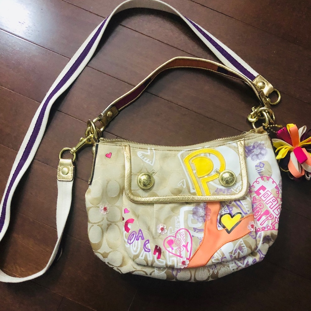 Coach Poppy Collection Hobo Handbag